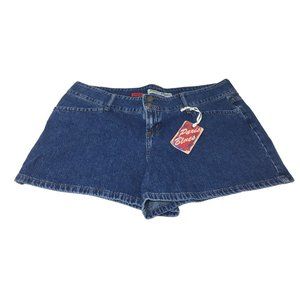 Paris Blues Blue Denim Shorts Size 15 New with Tags